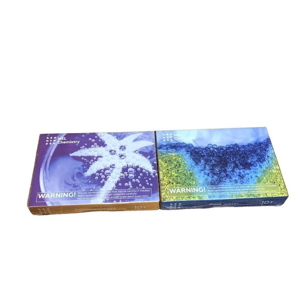 MEL Chemistry Sets Pure Water and Egyptian Nights New/Sealed STEM